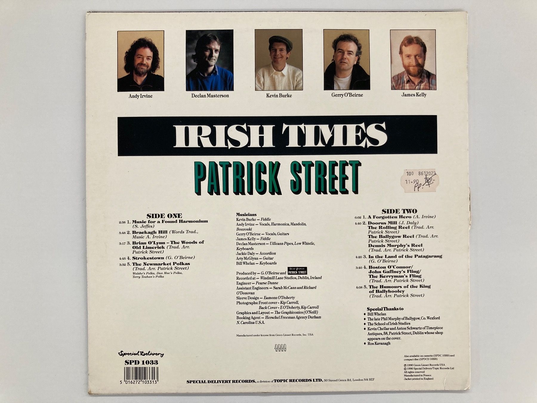 Dischi in vinile: Patrick Street, Irish Times – Usato da Widnau venduto da VinylDeal 1