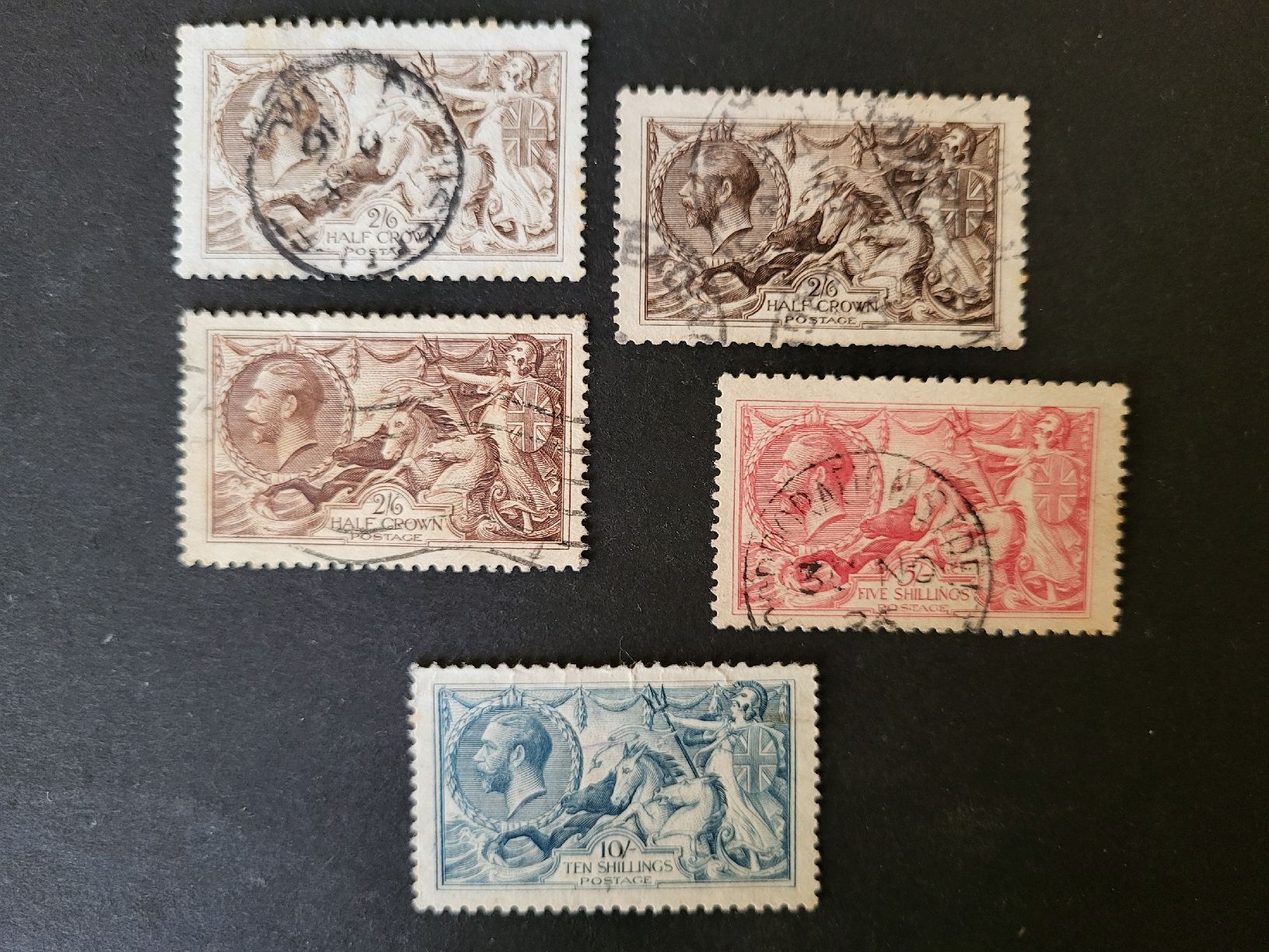 Tutti i francobolli: 1913-18, Großbritannien - Freimarkenausgabe – Usato da stäfa venduto da brandy66