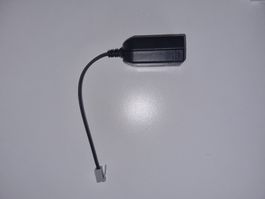 Adapter RJ11 auf TAE, schwarz
