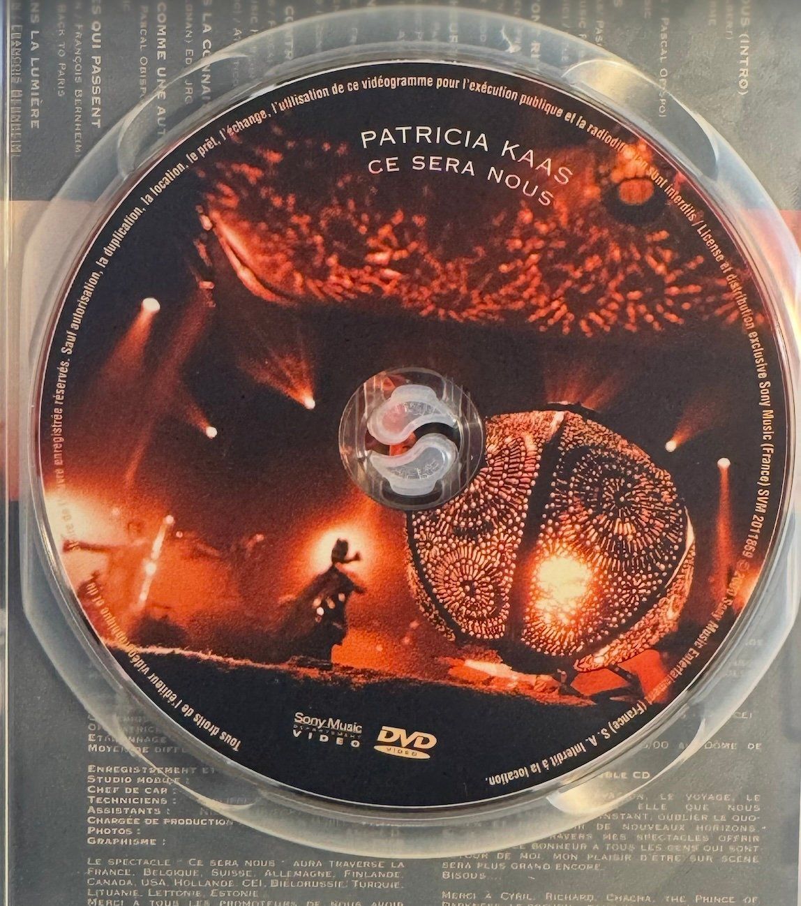 Tutti i DVDs: DVD PATRICIA KAAS - CE SERA NOUS – Usato da Wisen venduto da gigisna 1