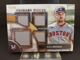 Topps Museum Baseball Alex Bregman Quad Relic /99