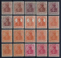 Deutsches Reich 1900-1922 Kriegsdrucke postfrisch LUXUS