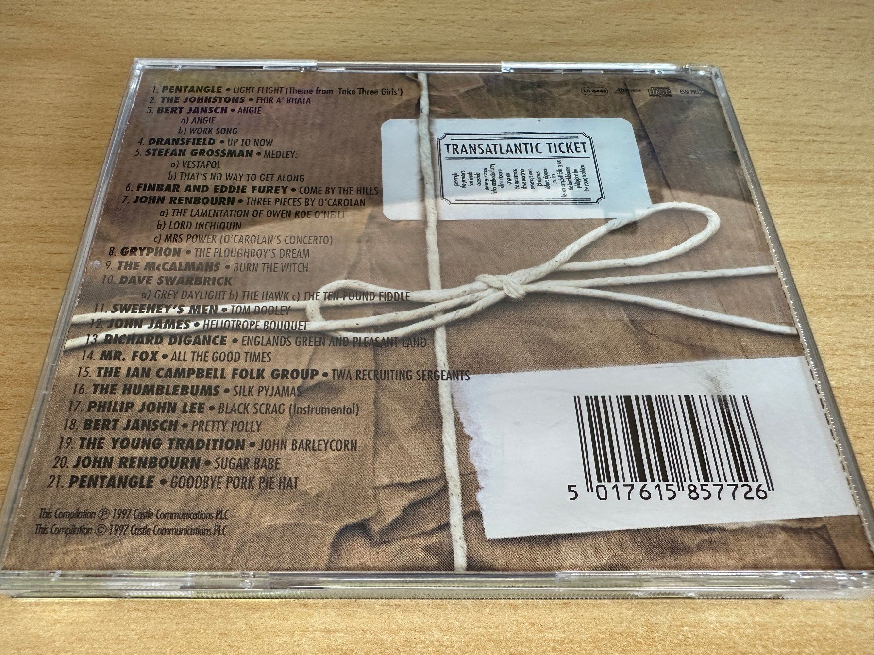 CD: Various – Transatlantic Ticket – Usato da Rikon im Tösstal venduto da Alpenmutz 1