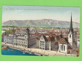 Zürich - Metropol, Hauptpost, Stadthaus, Fraumünster