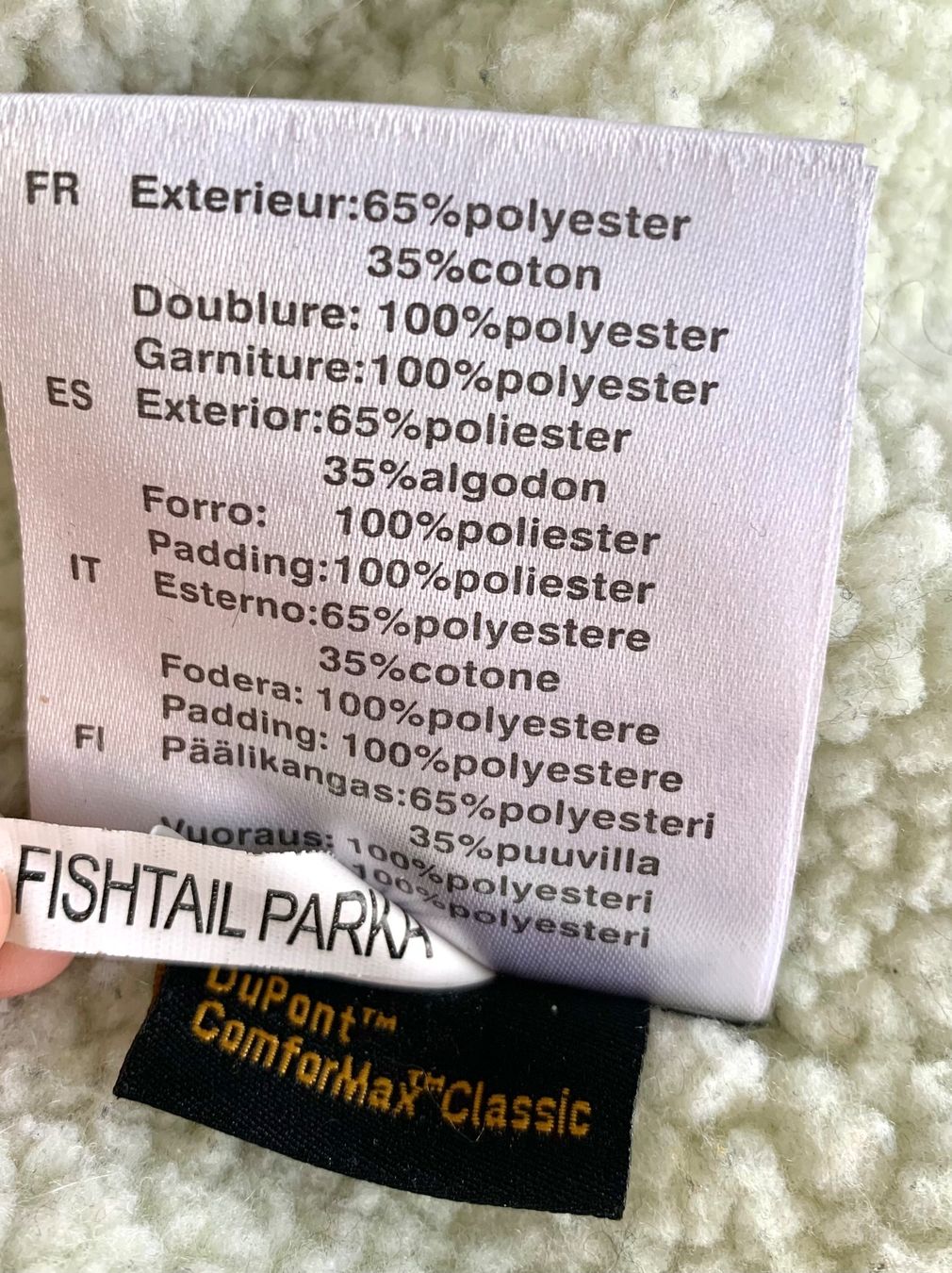 Elvine Giacche: Navyblauer Fishtail-Parka mit Teddyfell von Elvine – Usato da Bern venduto da Fraeuleinhonig 8