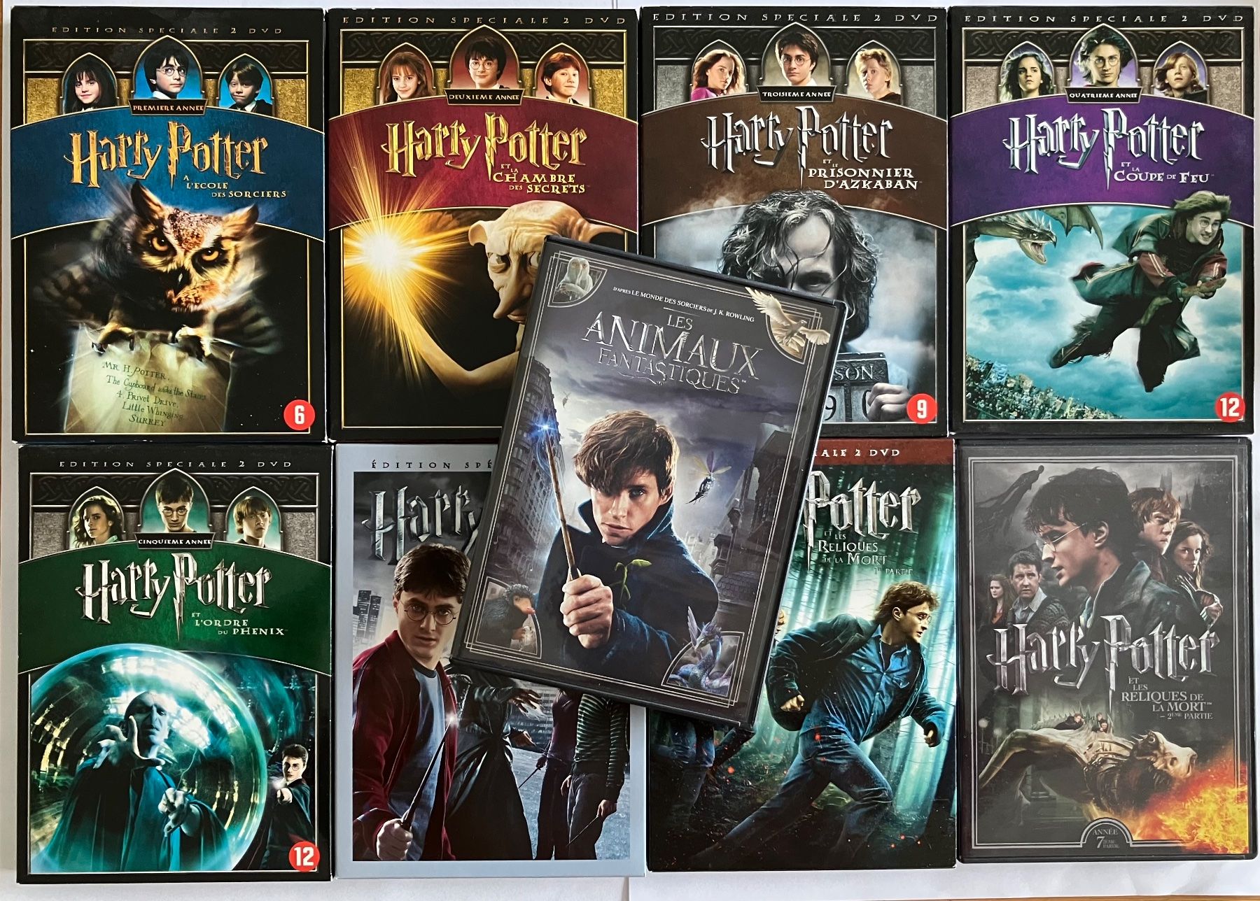 Tutti i DVDs: Lot DVD Harry Potter – Usato da Ecublens VD venduto da Lenordique