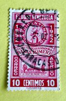 Briefmarke aus Venezuela Barquisimeto gestempelt  