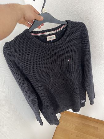 Tommy Hilfiger Strickpullover, Gr. XL, Dunkelblau, Top! Y2k