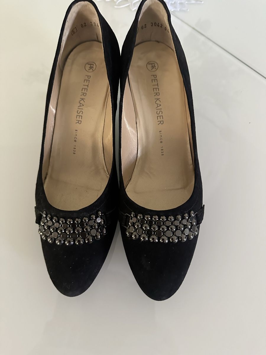 Kaiser Damenschuhe: NEU schwarze Wildleder Pumps – Neu (gemäss Beschreibung) aus Boppelsen von Raffeli
