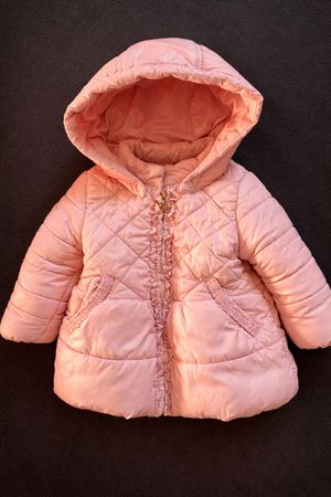 Mayoral warm Mantel|Blush-Rosa|Fellfutter|Top Zustand