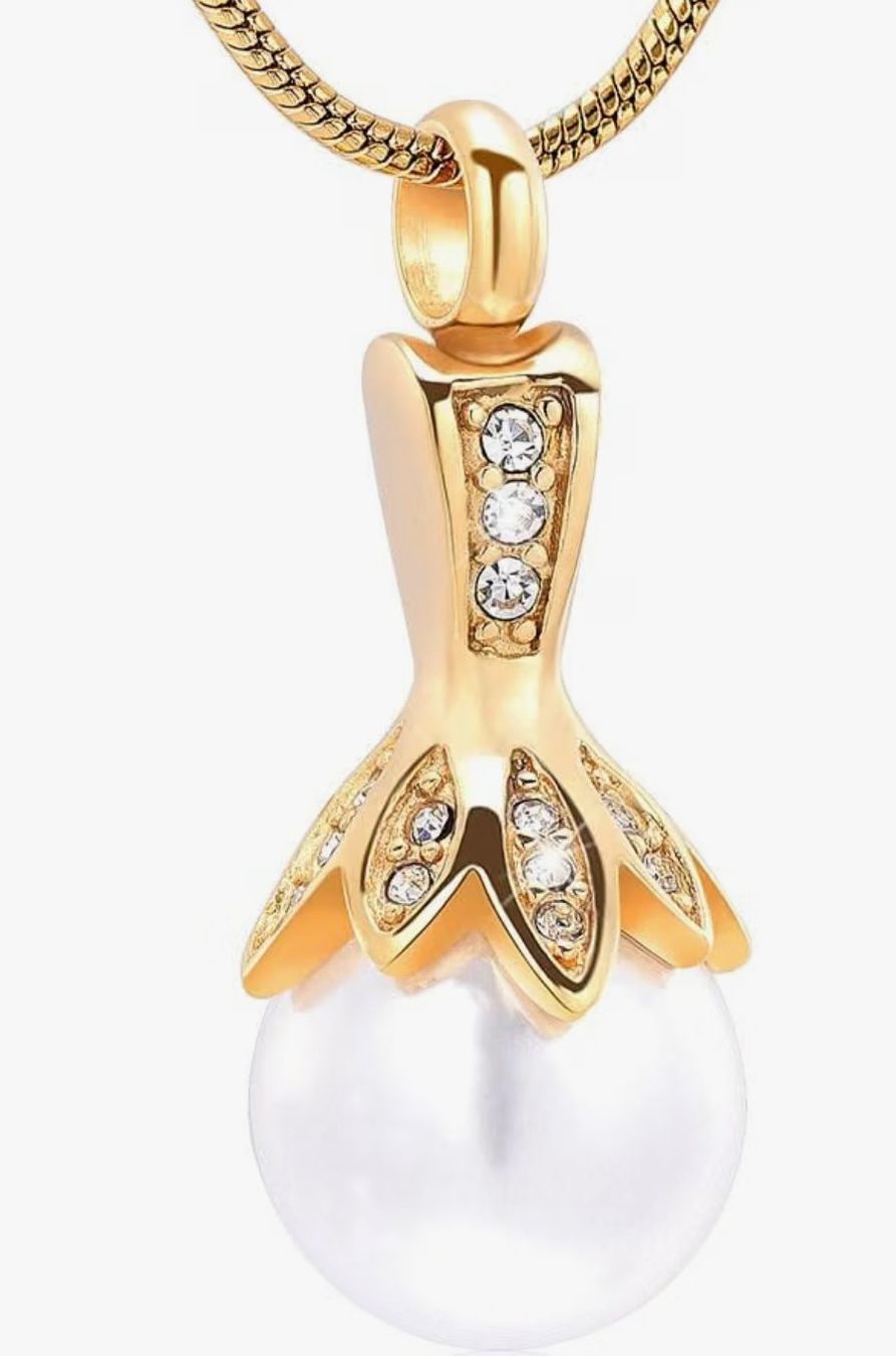 Ciondoli: Perlen Anhänger mit Kette – Nuovo e nell'imballaggio originale da Hemmental venduto da Schmuckstudio 3