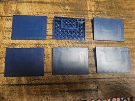 lego 4515 lot de 6 pièces Dark Blue Slope 10 6 x 8