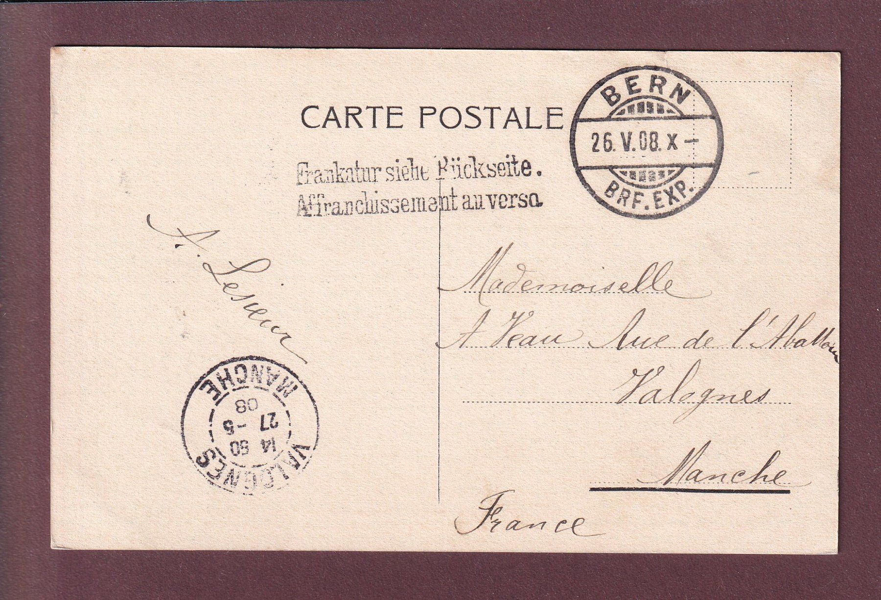 Ansichtskarten: LAUSANNE - Université - 1908 - Animation – Gebraucht aus Pully von nicecards 1