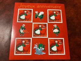 Timbres Bécassine Bloc 2005 - Joyeux anniversaire