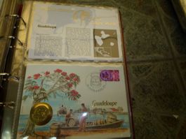 Münzbrief Guadeloupe