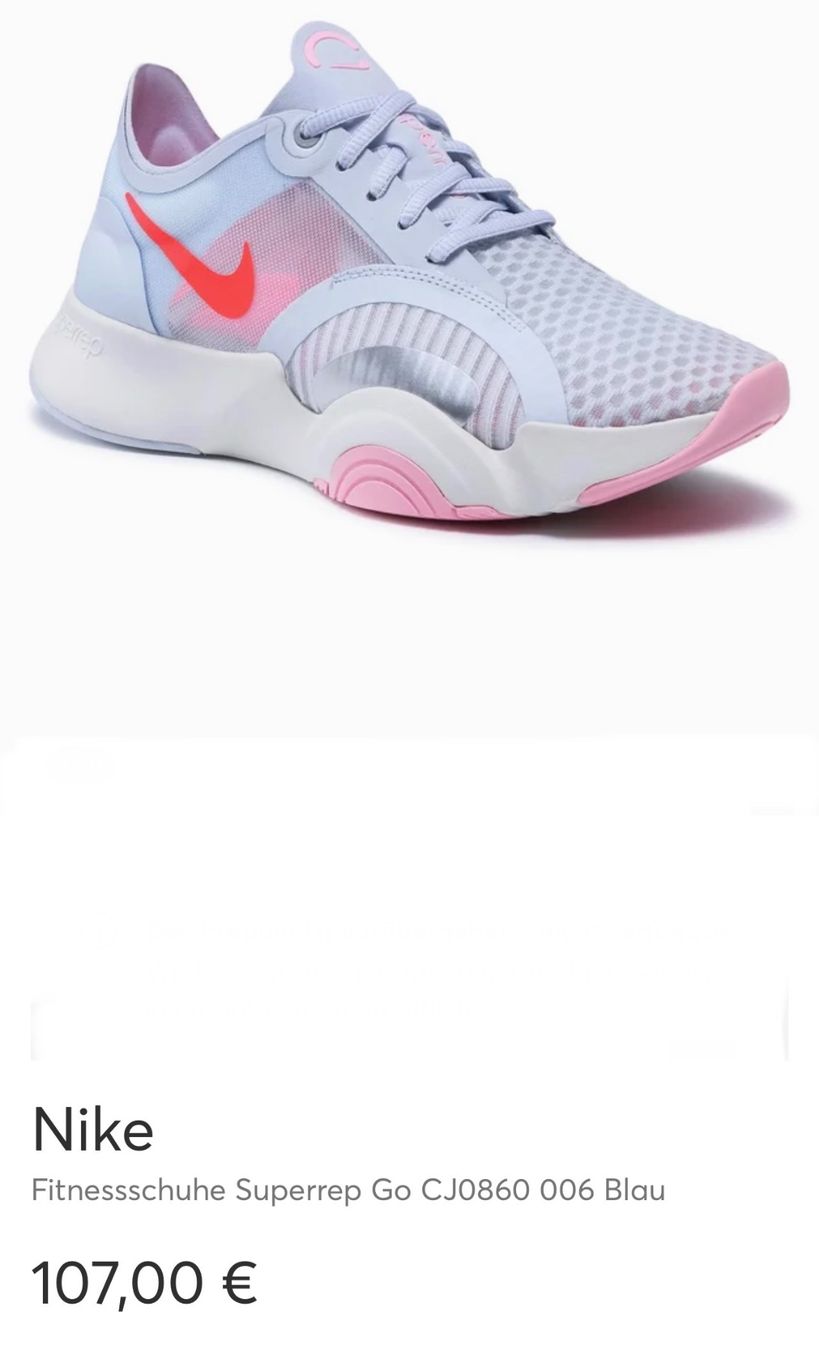 Nike Herrenschuhe: NIKE SuperRep Go 40 41/NP110CHF Grey Bright Crimson – Neu (gemäss Beschreibung) aus Kölliken von Prscoo 8