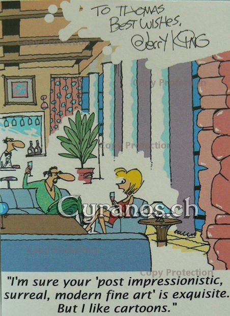 Fumetti: Jerry King - Cartoonist - sign. Bild – Usato da Dietikon venduto da immortal-stars