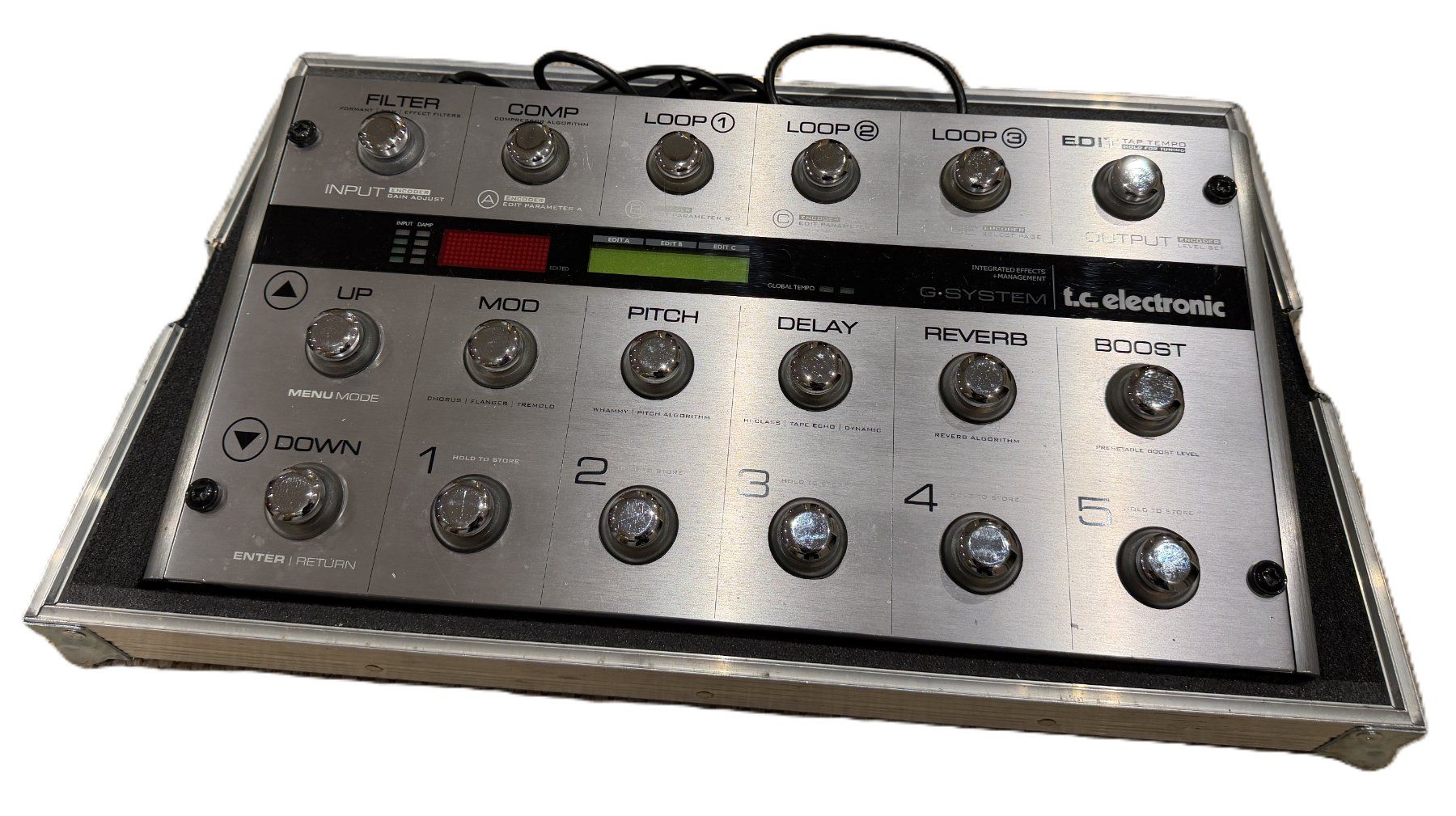 Strumenti musicali: G-SYSTEM t.c. electronic Guitar Multi-Effects mit Case – Usato da Baar venduto da Wolferich 1