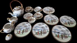 Chinesische porzellan - Tee Service - Antik - hand gemalt
