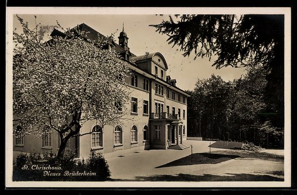 Cartoline postali: AK St. Chrischona, Neues Brüderheim – Usato da Berlin venduto da bartko-reher