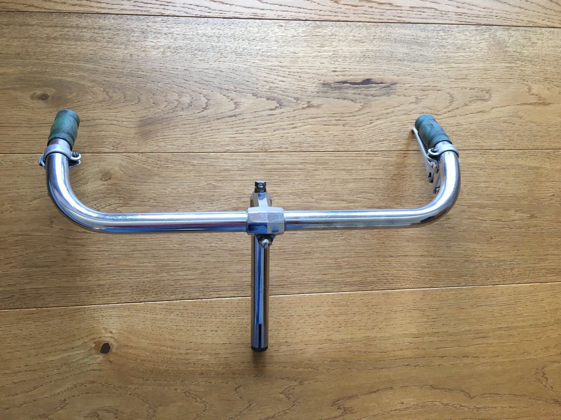 Ersatzteile: Vintage Lenker mit Vorbau und Griffen – Gebraucht aus Obermumpf von