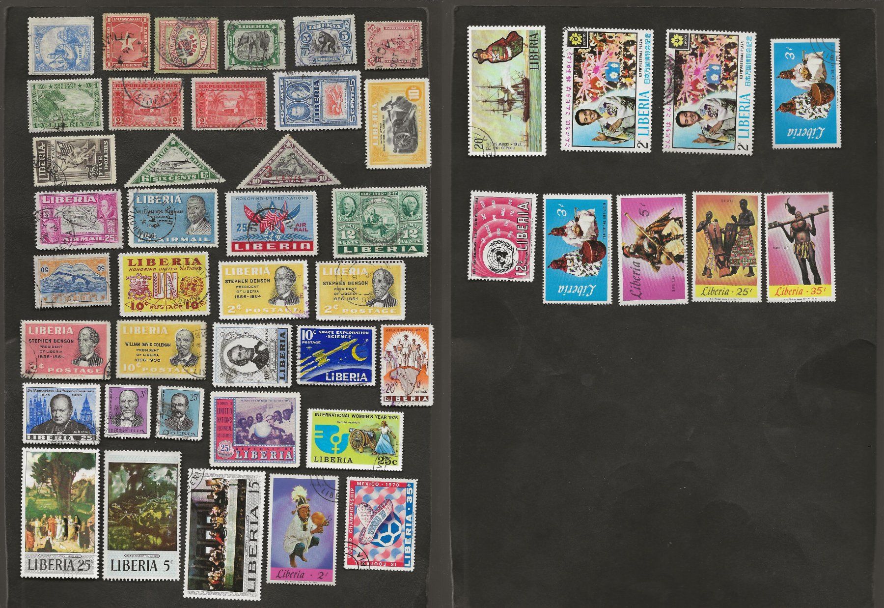 Tous les timbres: 46 Marken Liberia davon letzte 5 postfrisch – D'occasion à Au ZH par xelagreb01