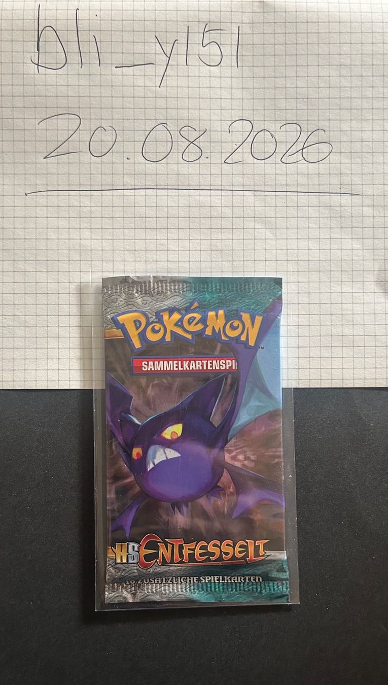 Pokémon Sammelbilder & Trading cards: GER - Pokemon Booster HS & SS Entfesselt – Neu (gemäss Beschreibung) aus Zürich von bli_yl5l