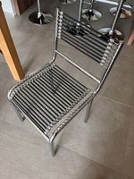 2 Stk Stuhl Chrom schwarz gut erhalten