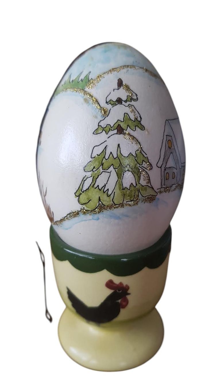 Figuren: Osterei Künstlerei Nr.3 – Gebraucht aus Mörschwil von antiksalon 1