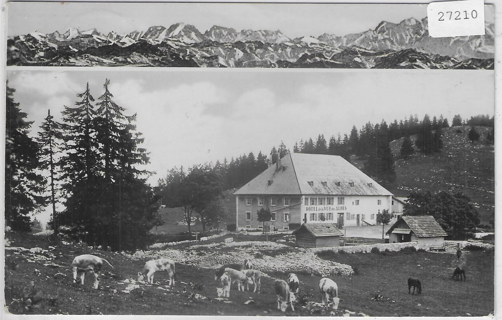 Cartoline postali: Hotel de la Vue des Alpes - Cernier – Usato da Ettingen venduto da Kartenplanet