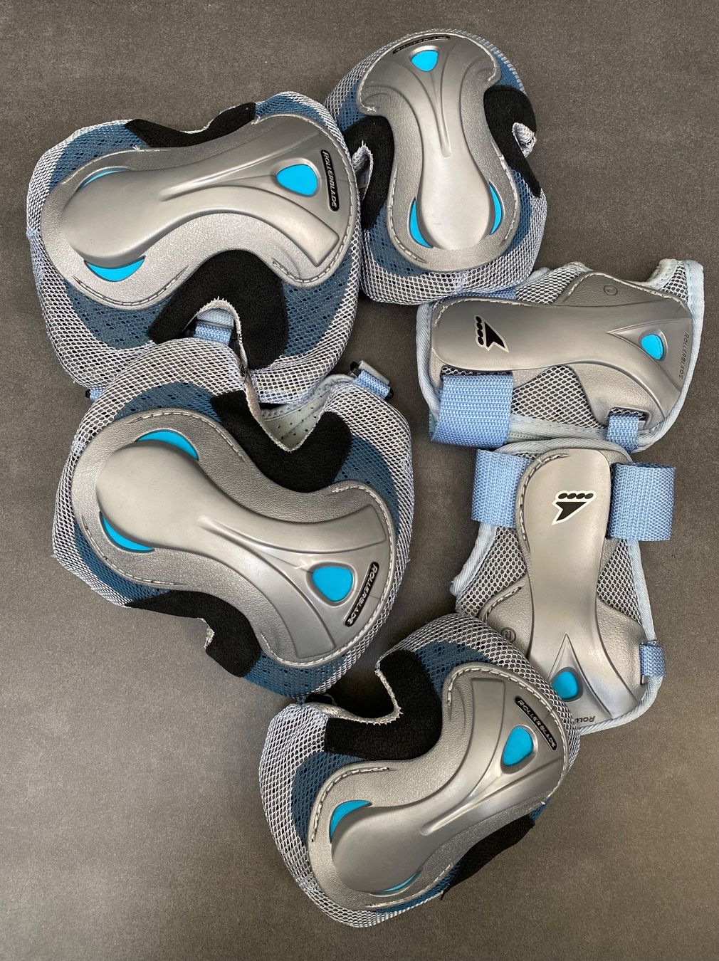 Schutz & Schoner: Rollerblade Protektoren Gr. L Erw. Knie/Ellenbogen/Hand – Neu (gemäss Beschreibung) aus Niederhasli von Erwied