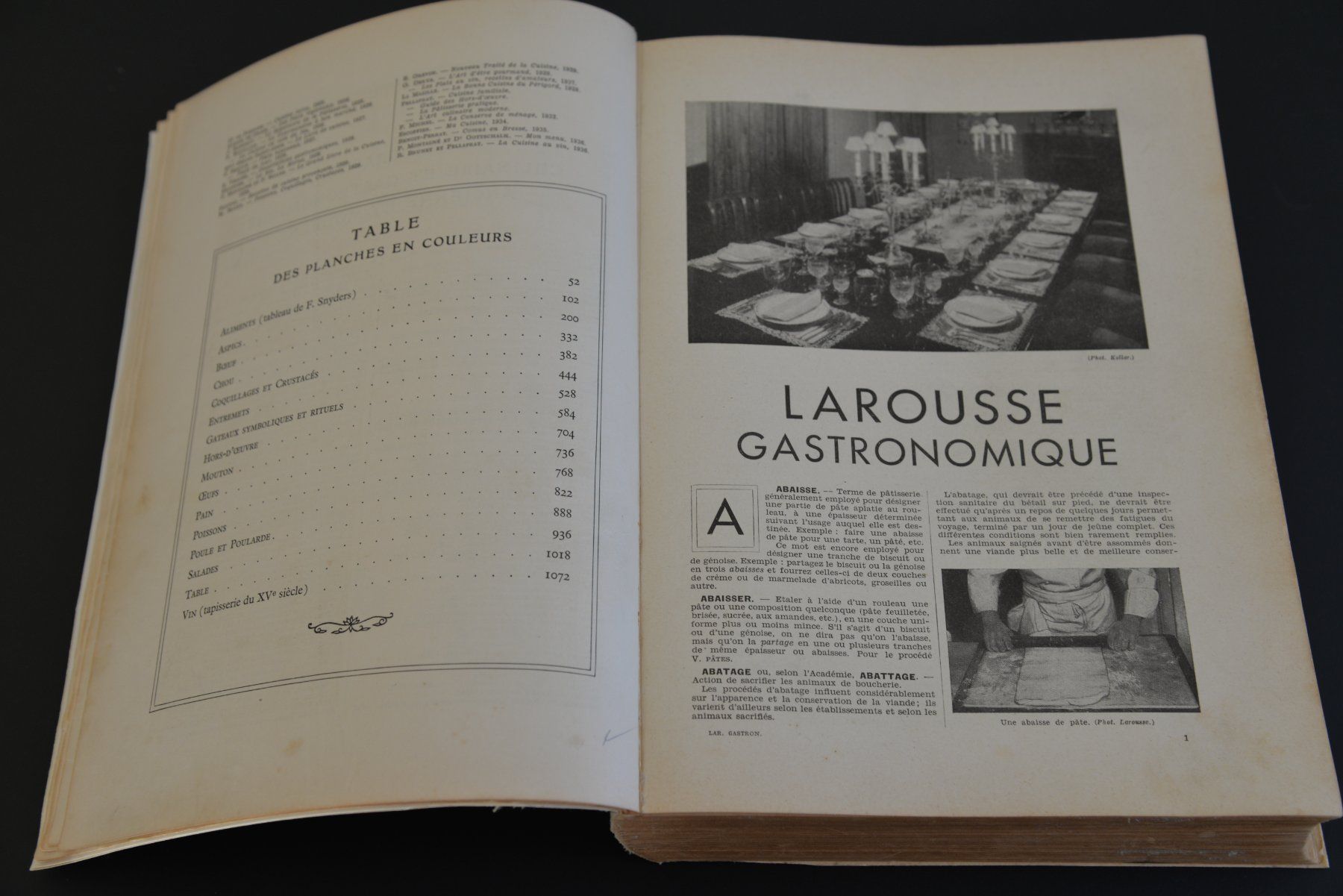 Libri: Larousse gastronomique, 1938 – Usato da Lungern venduto da Kammer-Lungern 8