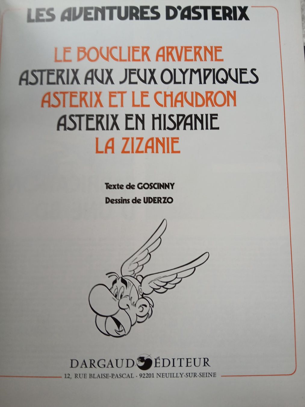 Comics: ASTERIX INTÉGRALE 3 TTBE EO – Gebraucht aus Puidoux von Efango 1
