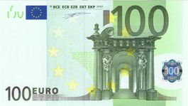 100 Euro Frankreich France E001 Duisenberg UNC Fehler erreur