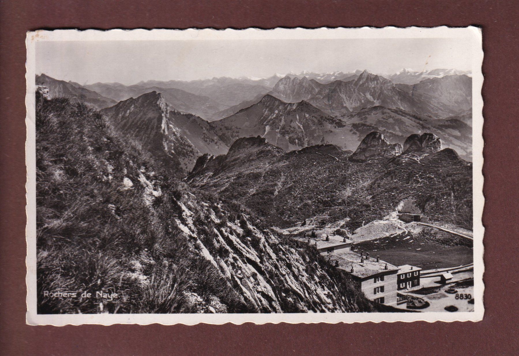 Cartoline postali: ROCHERS DE NAYE - Hôtel – Usato da Pully venduto da nicecards