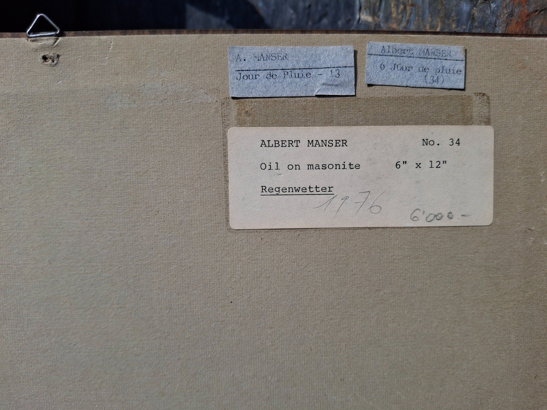 Dipinti: Albert Manser, Appenzeller Malerei – Usato da Oetwil am See venduto da pippo87 2