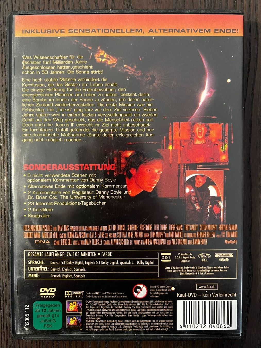 Alle DVDs: Sunshine – Gebraucht aus Zürich von FilmFreunde 1