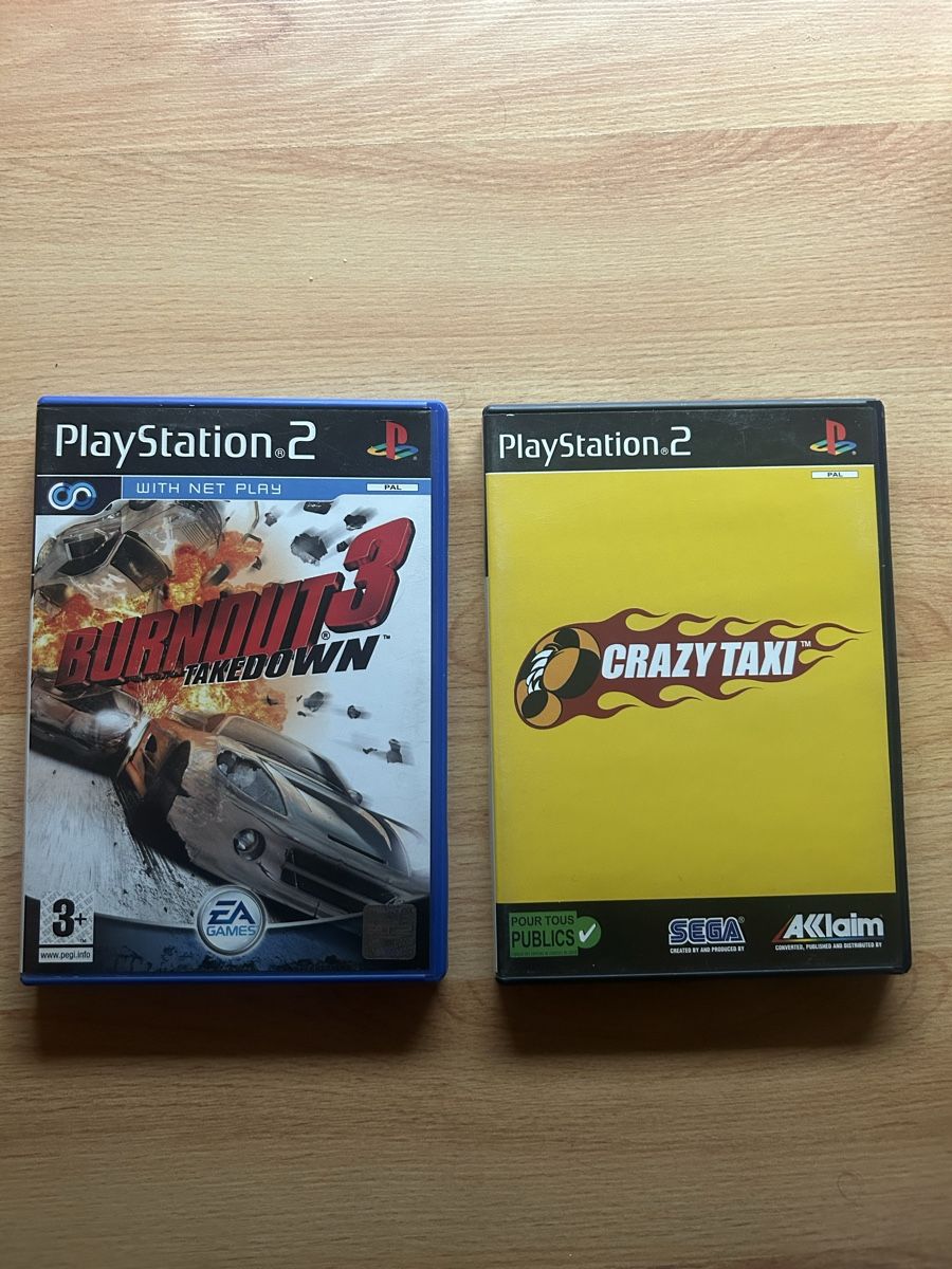 Sony Giochi: 2 PS2 Games: Burnout 3 & Crazy Taxi – Usato da Schötz venduto da lor_z95g
