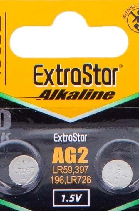 Caricatori & Batterie: 2x battery LR59 LR726 396 AG 2 1,5V Extrastar sihe code list – Nuovo e nell'imballaggio originale da Minusio venduto da graziano11