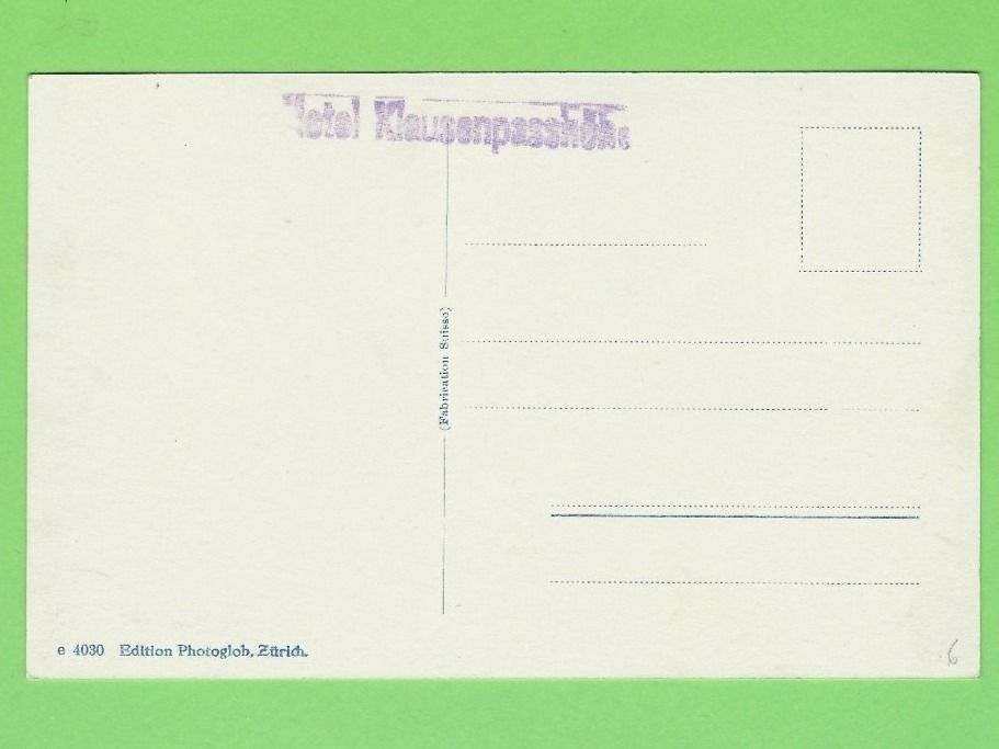Cartoline postali: Klausenstrasse – Nuovo (secondo la descrizione) da Zürich venduto da t24_de 1