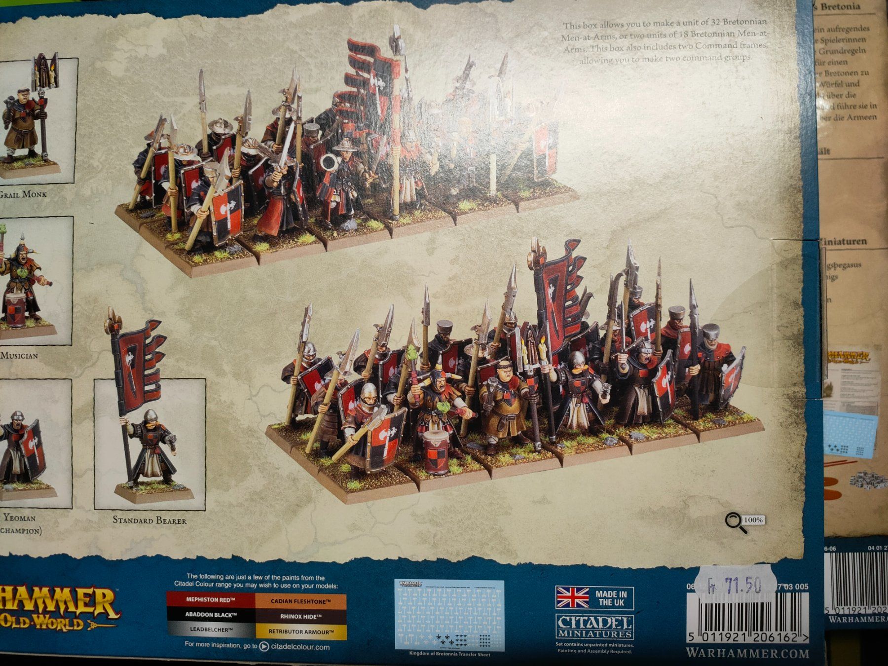 Kit di modellismo & Modellini statici: Warhammer Bretonen TOW Oldhammer Fantasy – Nuovo e nell'imballaggio originale da Baden venduto da Araneus 4