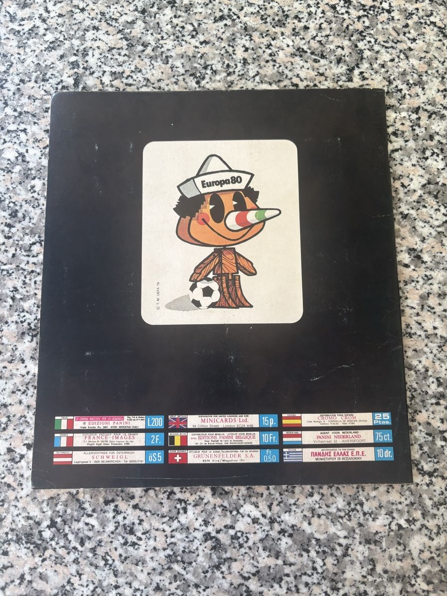 Panini Album: Panini EM 1980 – Usato da Wangen b. Dübendorf venduto da Antiz1210 1