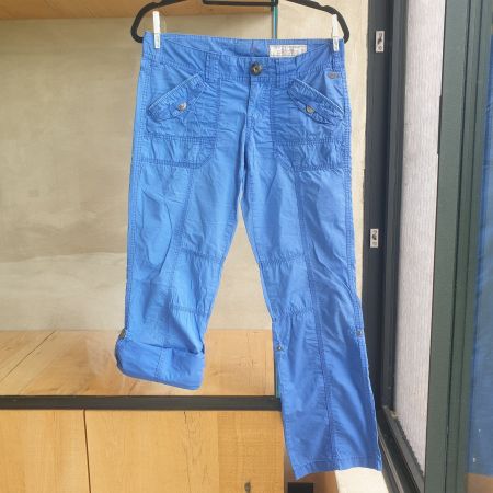 🐸 EDC ESPRIT FREIZEIT HOSE COMFORT FIT ZUM HOCHKREMPELN 36