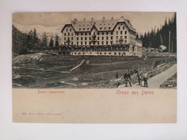 Basler Sanatorium Davos, alte Ansichtskarte, Top Zustand!