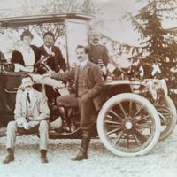 Oldtimer altes Auto schweizer Modell? Original photo 1910-20