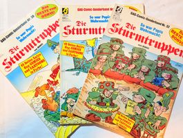 Sturmstruppen Comic Sonderband Nr. 28, 31, 32, Bonvi Top