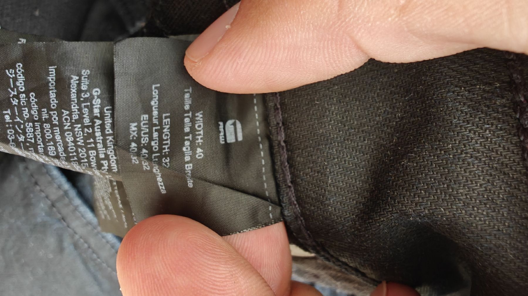 G-Star Jeans: G-Star Raw Arc 3D Slim Jeans, Black, Size 40/32 – Usato da Vevey venduto da dal_2m29 4