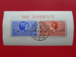 1937 PJ-Block (J83I+J84I), idealer ZENTRUMS-O FRUTIGEN (BE)