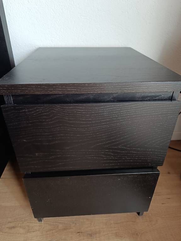 Comodini: Ikea Malm Nachttisch schwarz – Usato da Mollis venduto da GordoCojones 2