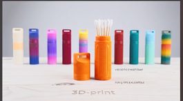 3D gedruckter Behälter für Q-Tips, Zahnstocher, Kleinteile